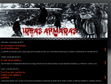 Tablet Screenshot of ideasarmadas.blogspot.com