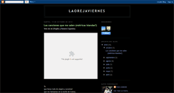 Desktop Screenshot of laorejaviernes.blogspot.com