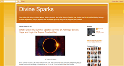 Desktop Screenshot of divinesparks.blogspot.com