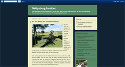Desktop Screenshot of gettysburginnsider.blogspot.com