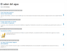 Tablet Screenshot of el-sabor-del-agua.blogspot.com