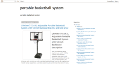 Desktop Screenshot of portablebasketballsystemreview.blogspot.com