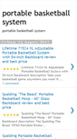Mobile Screenshot of portablebasketballsystemreview.blogspot.com