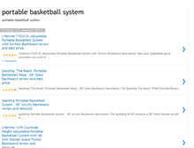 Tablet Screenshot of portablebasketballsystemreview.blogspot.com