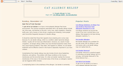 Desktop Screenshot of catallergyrelief.blogspot.com