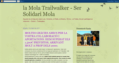 Desktop Screenshot of lamolatrailwalker.blogspot.com