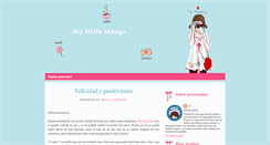 Desktop Screenshot of lidia-mylittlethings.blogspot.com