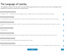 Tablet Screenshot of languageoflizenby.blogspot.com