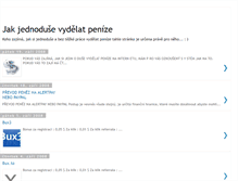 Tablet Screenshot of jakjednodusevydelatnainternetu.blogspot.com
