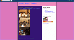 Desktop Screenshot of escuela378labanda.blogspot.com