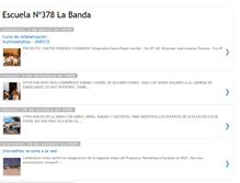 Tablet Screenshot of escuela378labanda.blogspot.com