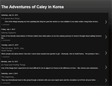 Tablet Screenshot of caleyinkorea.blogspot.com