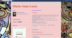Desktop Screenshot of maria-anna-lucia.blogspot.com