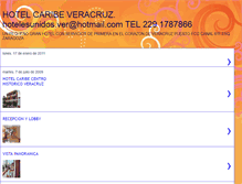 Tablet Screenshot of hotelcaribeveracruz.blogspot.com