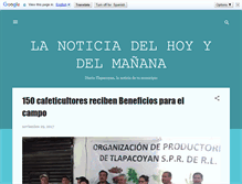 Tablet Screenshot of diariotlapacoyan.blogspot.com