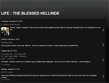 Tablet Screenshot of lifetheblessedhellride.blogspot.com