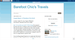 Desktop Screenshot of barefootedchictravels.blogspot.com