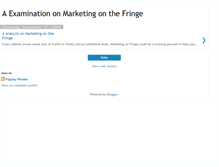 Tablet Screenshot of marketingon-thefringe.blogspot.com