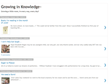 Tablet Screenshot of growinginknowledgeandwisdom.blogspot.com