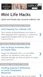 Mobile Screenshot of minilifehacks.blogspot.com