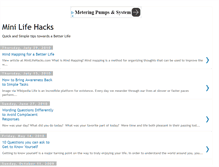 Tablet Screenshot of minilifehacks.blogspot.com