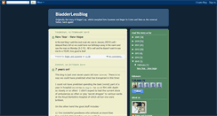 Desktop Screenshot of bladderlessblog.blogspot.com