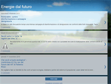 Tablet Screenshot of energiedalfuturo.blogspot.com