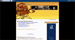 Desktop Screenshot of liveshowinmalaysia.blogspot.com