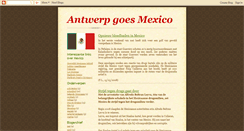 Desktop Screenshot of antwerpgoesmexico.blogspot.com
