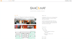 Desktop Screenshot of isaacandmay.blogspot.com