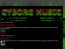 Tablet Screenshot of cyborg-music.blogspot.com