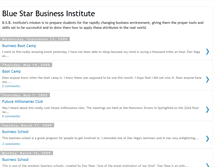 Tablet Screenshot of bluestarbusinessinstitute.blogspot.com