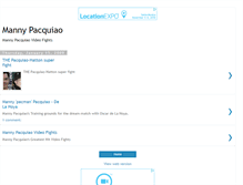 Tablet Screenshot of mannypacquiao-fights.blogspot.com
