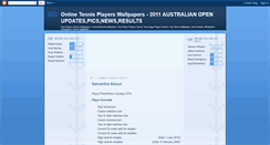 Desktop Screenshot of onlinetennisspot.blogspot.com
