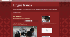 Desktop Screenshot of mylinguafranca.blogspot.com