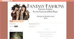 Desktop Screenshot of fantasyfaefashions.blogspot.com