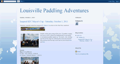 Desktop Screenshot of louisvillepaddling.blogspot.com