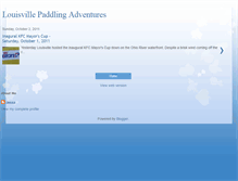 Tablet Screenshot of louisvillepaddling.blogspot.com