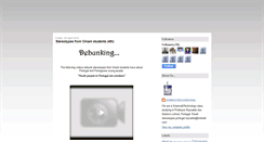 Desktop Screenshot of debunkstereotypesreynaldo.blogspot.com