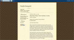 Desktop Screenshot of lindagampert.blogspot.com