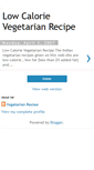 Mobile Screenshot of low-calorie-veg-recipe.blogspot.com