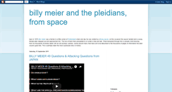 Desktop Screenshot of billymeier.blogspot.com