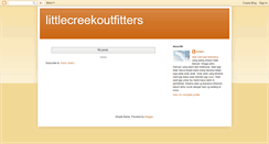 Desktop Screenshot of littlecreekoutfitters.blogspot.com