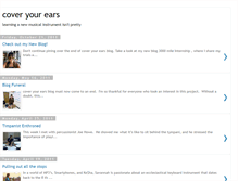 Tablet Screenshot of cover-ears.blogspot.com