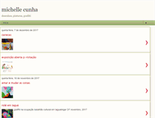Tablet Screenshot of michelle-cunha.blogspot.com
