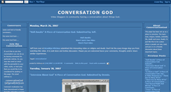Desktop Screenshot of conversationgod.blogspot.com