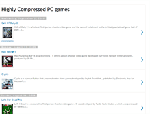 Tablet Screenshot of highlycompressedpcgames.blogspot.com