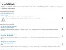 Tablet Screenshot of gestaodeturismoehospitalidade.blogspot.com