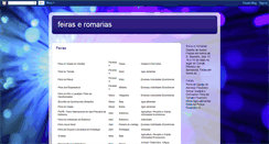 Desktop Screenshot of feiraseromarias.blogspot.com