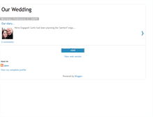 Tablet Screenshot of curtisandjennswedding.blogspot.com